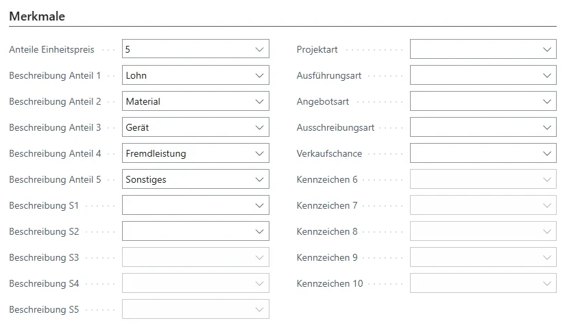 Ansicht Reiter Merkmale