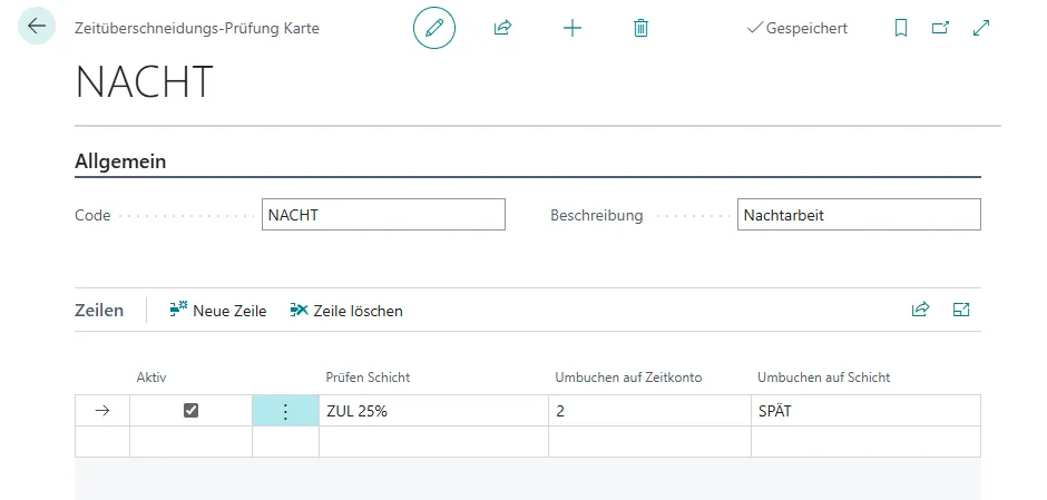 Zeitüberschneidung Ansicht